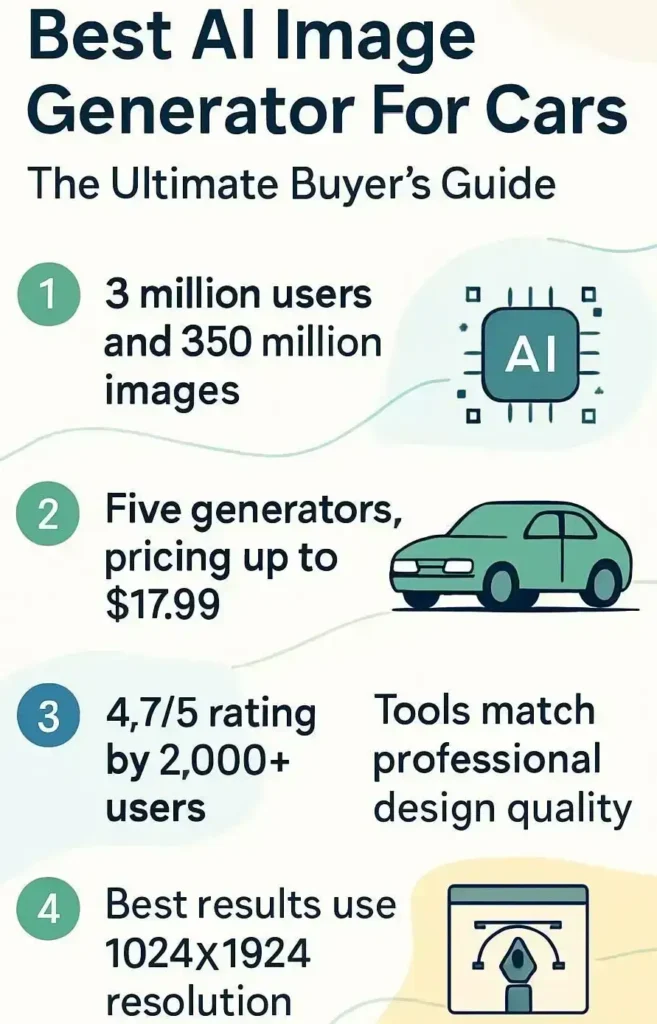 Best Ai Image Generator For Cars: The Ultimate Buyer’s Guide 2 infographic best ai image generator for cars the ultimate buyers guide